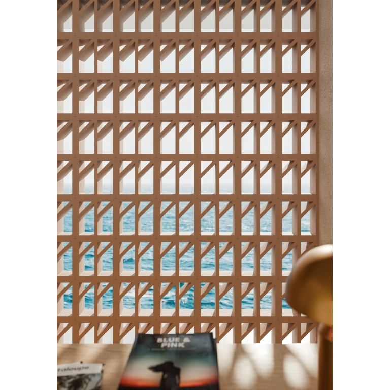 KUBO - 9X9 FAN, COTTO, MATTE